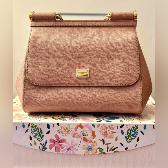 Dolce & Gabbana Miss Sicily Bag in Nude/Beige - Picture 2 of 14